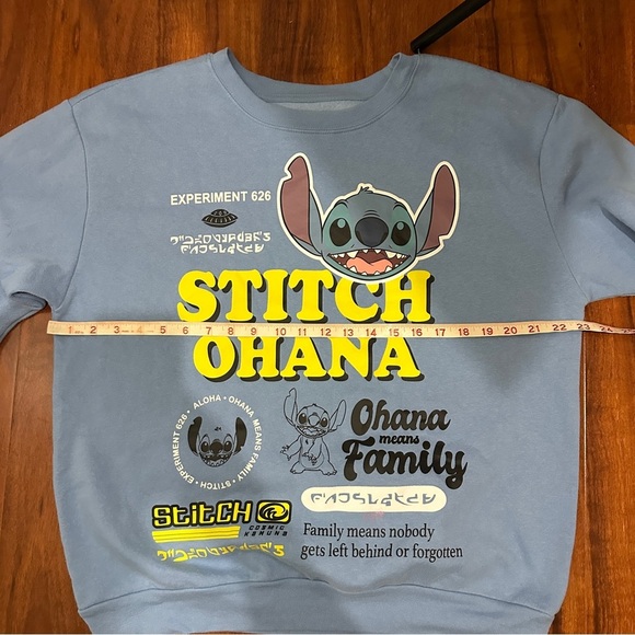 Disney Lilo And Stich Ohana Sweatshirt Size XXL Vintage - Picture 6 of 8
